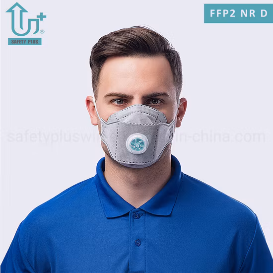 Máscara facial FFP2 descartável por atacado tipo dobrado
