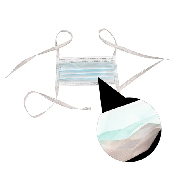 Máscaras hospitalares descartáveis ​​certificadas pela FDA ASTM nível 3 por atacado não